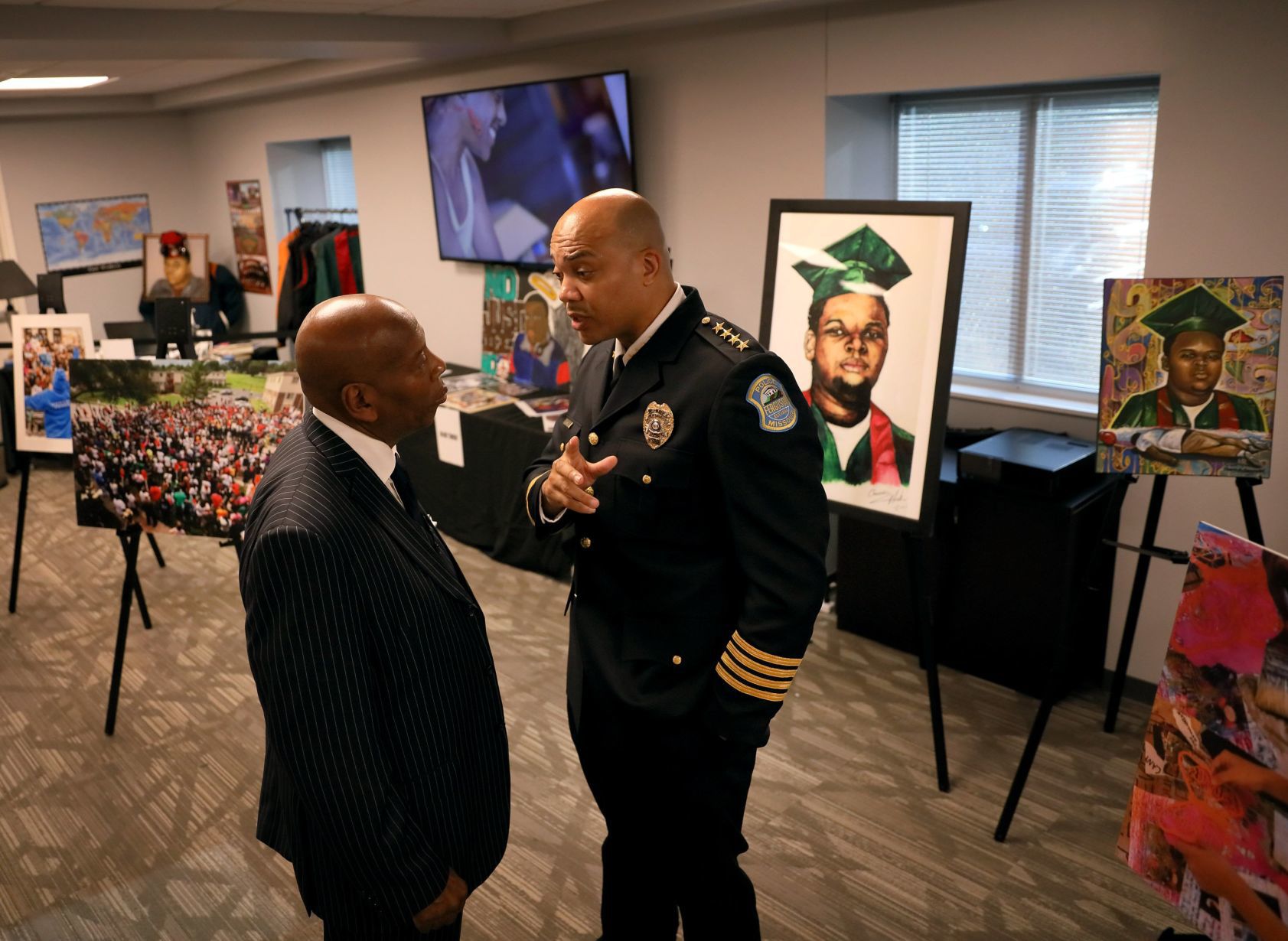 "As I See You: A Tribute to Mike Brown Jr.," exhibit opens